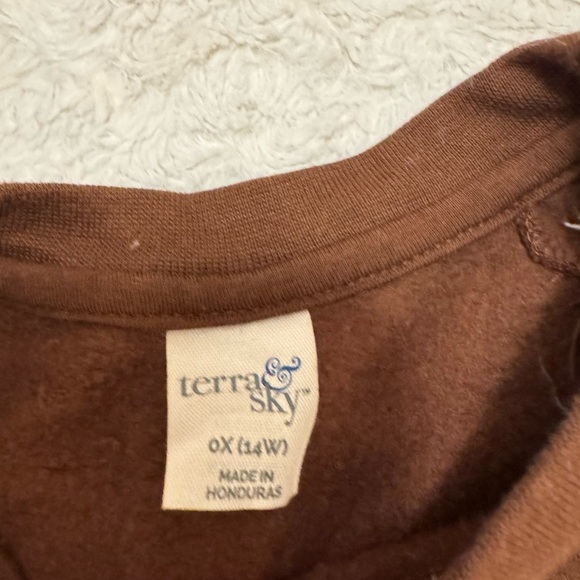 Brown Crewneck Sweatshirt - Picture 2 of 3